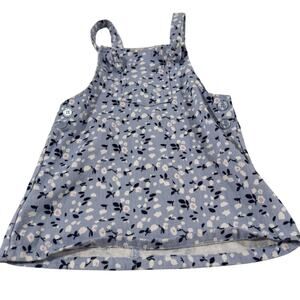 Btween Overall Floral Dress Toddler Girl 4T 100% Cotton